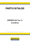 New Holland CR9090 G4 Tier 4 Combine Parts Manual