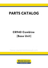 New Holland CR940 Combine Parts Manual (Base Unit)