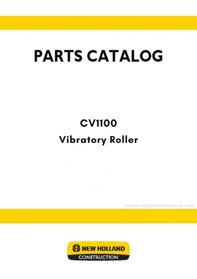 New Holland CV1100 Vibratory Roller Parts Manual