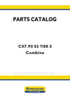 New Holland CX7.90 E5 TIER 5 Combine Parts Manual - (EMEA)