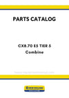 New Holland CX8.70 E5 TIER 5 Combine Parts Manual