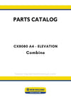 New Holland CX8080 A4 Elevation Combine Parts Manual