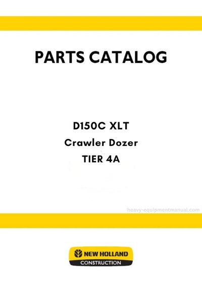 New Holland D150C XLT TIER 4A Crawler Dozer Parts Manual