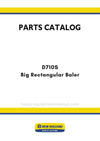 New Holland D710S Big Rectangular Baler Parts Manual