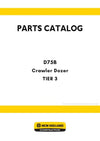 New Holland D75B TIER 3 Crawler Dozer Parts Manual