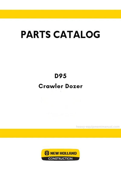 New Holland D95 Crawler Dozer Parts Manual