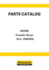 New Holland DC100 Crawler Dozer Parts Manual (N.A. VERSION)