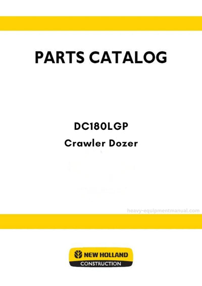 New Holland DC180LGP Crawler Dozer Parts Manual