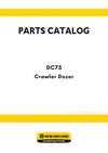 New Holland DC75 Crawler Dozer Parts Manual
