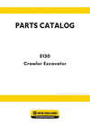 New Holland E130 Crawler Excavator Parts Manual (N.A.)