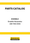 New Holland E135SRLC Crawler Excavator Parts Manual ASN YH04-03102