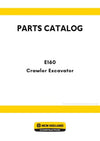 New Holland E160 Crawler Excavator Parts Manual (N.A.)