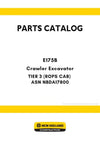 New Holland E175B TIER 3 Crawler Excavator Parts Manual - (ROPS CAB) ASN NBDA17800