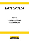 New Holland E175B TIER 3 Crawler Excavator Parts Manual (NA) N7DA16301