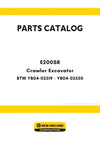 New Holland E200SR Crawler Excavator Parts Manual BTW YB04-02319 - YB04-02550