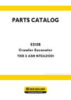 New Holland E215B TIER 3 Crawler Excavator Parts Manual - (NA) - ASN N7DA21001