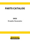 New Holland E805 Crawler Excavator Parts Manual - 2005