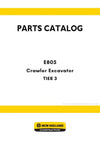New Holland E805 TIER 3 Crawler Excavator Parts Manual