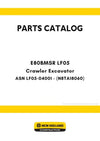 New Holland E80BMSR LF05 Crawler Excavator Parts Manual ASN LF05-04001 - (N8TA18060)