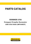 New Holland E80BMSR LF06 Compact Crawler Excavator Parts Manual ASN LF06-04501 (NBTA18037)