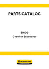 New Holland EH130 Crawler Excavator Parts Manual