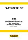 New Holland EH80 Midi Crawler Excavator Parts Manual