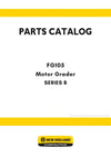 New Holland FG105 SERIES B Motor Grader Parts Manual