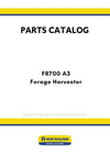 New Holland FR700 A3 Forage Harvester Parts Manual