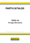 New Holland FR920 A5 Forage Harvester Parts Manual