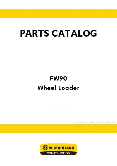 New Holland FW90 Wheel Loader Parts Manual