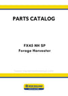 New Holland FX45 NH SP Forage Harvester Parts Manual
