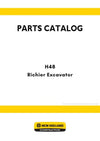New Holland H48 Richier Excavator Parts Manual