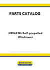 New Holland H8060 Nh Self-propelled Windrower Parts Manual