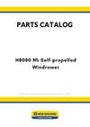 New Holland H8080 Nh Self-propelled Windrower Parts Manual