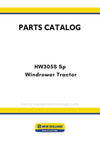 New Holland HW305S Sp Windrower Tractor Parts Manual