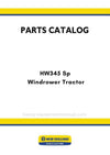 New Holland HW345 Sp Windrower Tractor Parts Manual