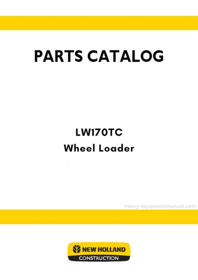 New Holland LW170TC Wheel Loader Parts Manual