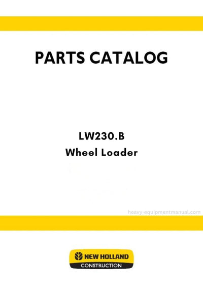 New Holland LW230.B Wheel Loader Parts Manual