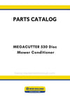 New Holland MEGACUTTER 530 Disc Mower Conditioner Parts Manual
