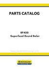 New Holland RF450 Superfeed Round Baler Parts Manual