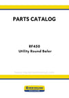 New Holland RF450 Utility Round Baler Parts Manual