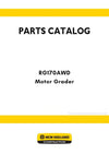 New Holland RG170AWD Motor Grader Parts Manual