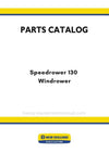 New Holland Speedrower 130 Windrower Parts Manual (NA)