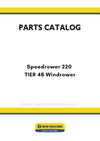 New Holland Speedrower 220 TIER 4B Windrower Parts Manual