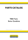 New Holland TR85 Twin Rotor Combine Parts Manual