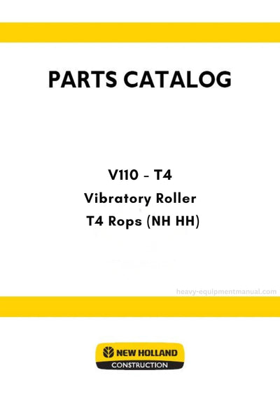 New Holland V110 - T4 Rops (NH HH) Vibratory Roller Parts Manual
