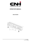 New Holland Angle Broom for 221E Compact Wheel Loader Operator Manual 51552836