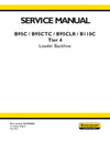 New Holland B95CLR Tier 4 Loader Backhoe Service Manual 84596886A