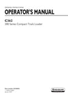 New Holland C362 Compact Track Loader Operator Manual 92156943