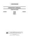 New Holland D85B,D95B Tier 3 Crawler Dozer Operator Manual 87479858NA